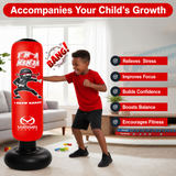 Inflatable Boxing Punching Bag — Random Color