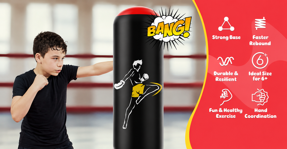 Inflatable Boxing Punching Bag — Random Color