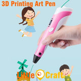 3D Drawing Pen  - Enhance Art and Imagination Skills — Random Color