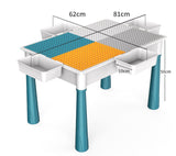 5-in-1 Building Blocks Table Set + 1 Chair & 500+ Blocks Set