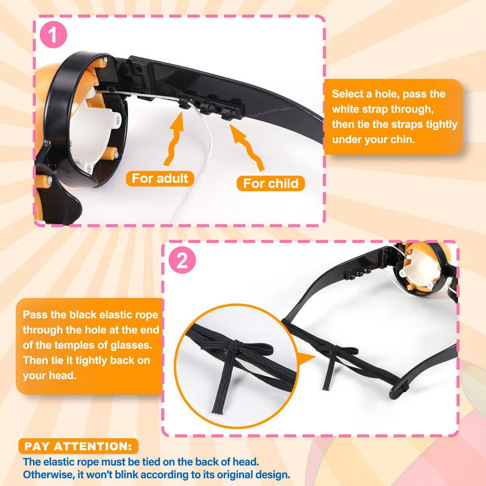 Crazy Eye Glasses with Blinking Googly Eyes