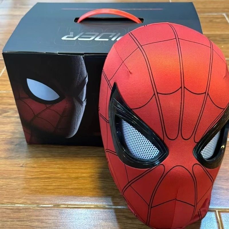 Realistic Spiderman Mask With Blinking Eyes + LED lights