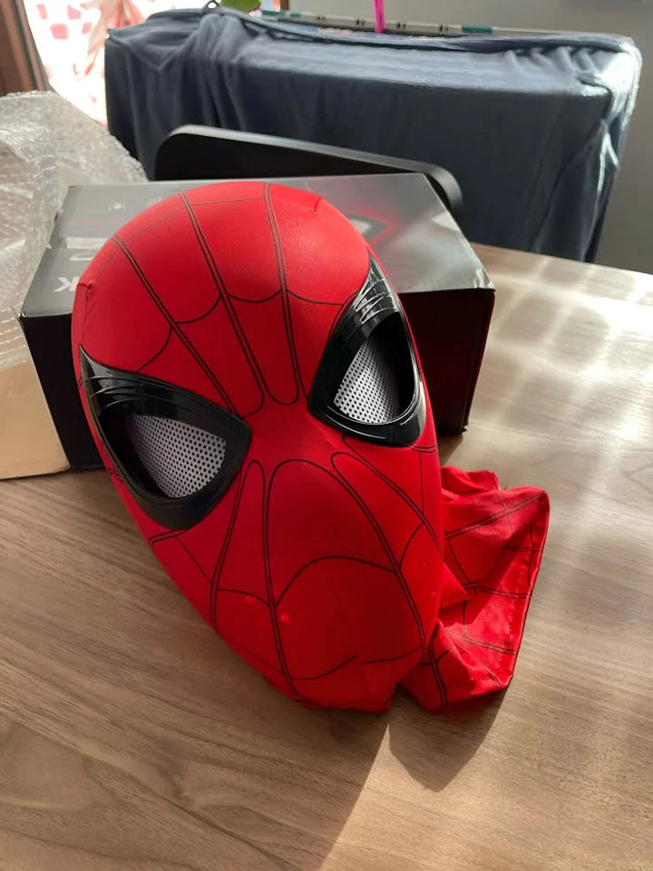 Realistic Spiderman Mask With Blinking Eyes + LED lights