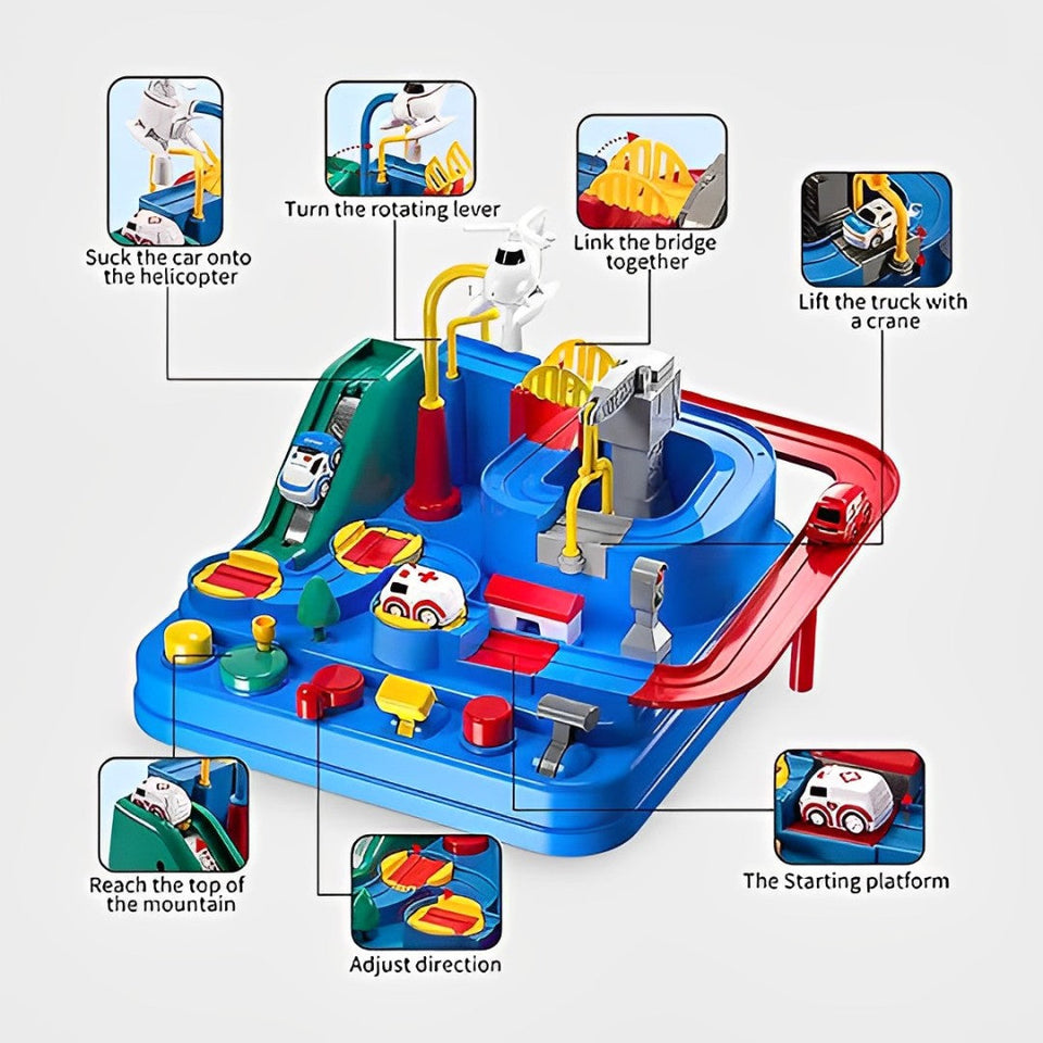 City Adventure Car Track Game (Big Size)