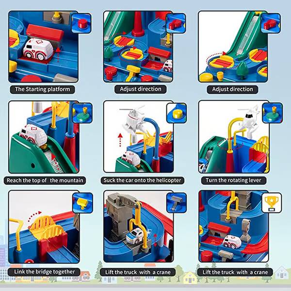 City Adventure Car Track Game (Big Size)