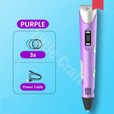 3D Drawing Pen  - Enhance Art and Imagination Skills — Random Color